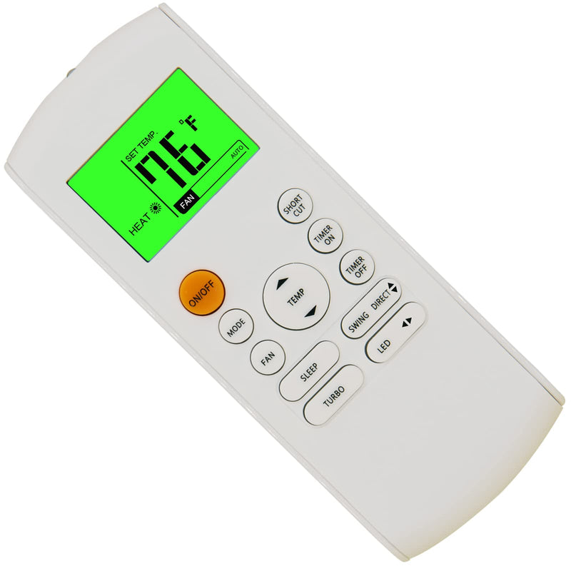 Replacement Remote Control for Midea MR COOL Koolking Bosch Carrier Toshiba AC Air Condtioner RG57B1/BGE RG57A6/BGEF RG57A6/BGEFU1 RG57E1/BGEU1 RG52A2/BGEFU1 RG57F3(B)/BGEFU1 RG57H3(B)/BGCEFU1-M -C
