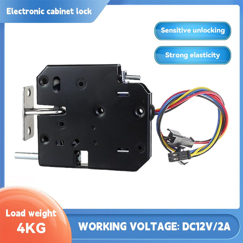 Electronic Cabinet Lock,Dc 12v 2a Magnetic Lock with Top Pole Structure and Detection Switch,Suitable for Storage Cabinets,Unmanned Vending Machines,Mailboxes,Storage Cabinets,Etc (2) 2