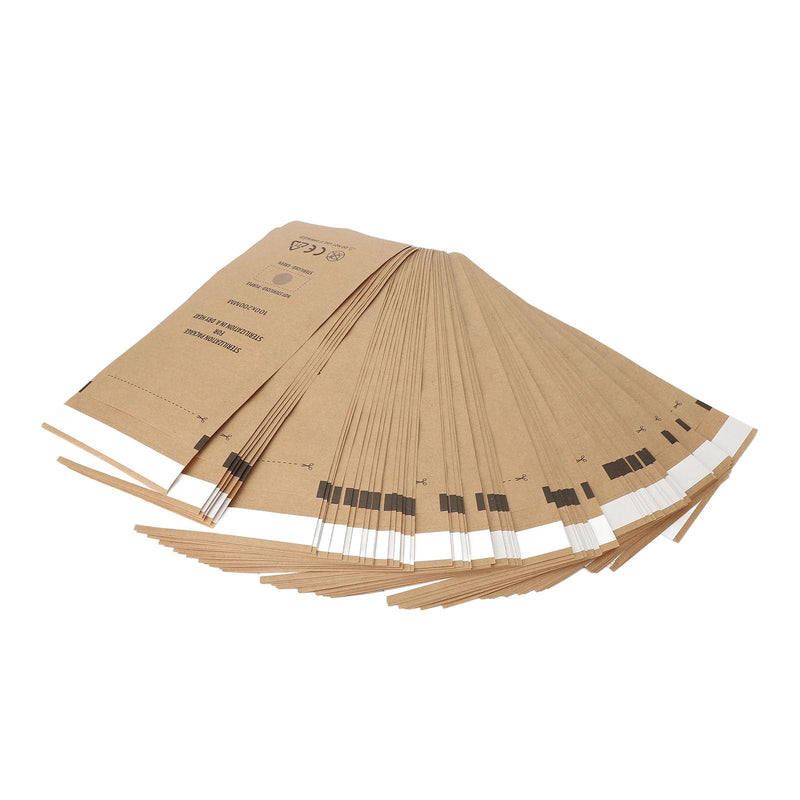 100Pcs Dental Products Self Sealing Pouch Disposable Nail Art Tools Cleansing Bag for Clinic Salon M