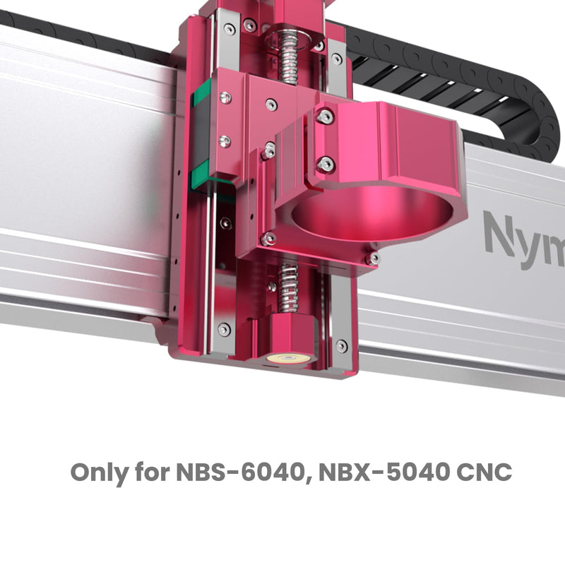 80mm Diameter Aluminum CNC Spindle Holder Spindle Mount Only for NBS-6040, NBX-5040