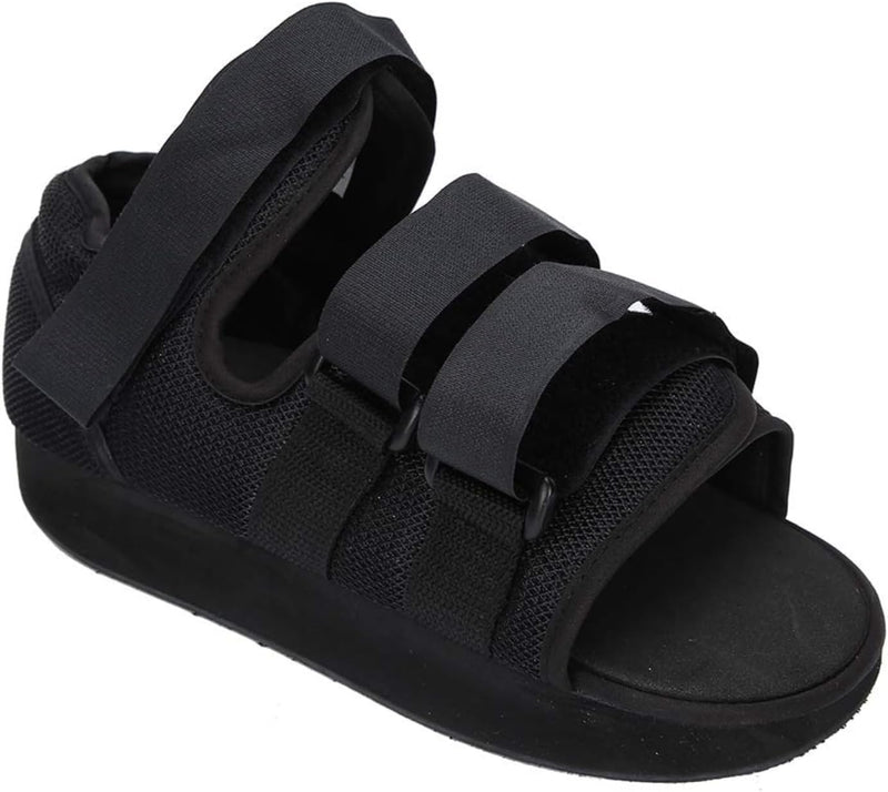 Post Op Shoe Walking Boot Brace Orthopedic Sandal Broken Surgical Foot Rehabilitation Recovery Shoe with Adjustable Strap for Women Men Injured Foot Fracture fits Either Left or Right Foot 1 Piece M 28x10.5 cm