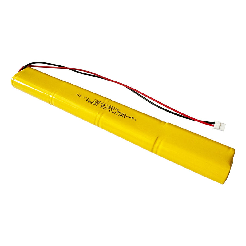 9.6V 900mAh Exit Sign Emergency Light Battery Compatible with BBAT0043A BAT9.6V700 BBAT0044A BAA-96 Unitech ELB-B003 ELBB003 Lithonia ELB-B004 ELBB004 OSI OSA228 DANTONA CUSTOM-306-U (2 Pack)