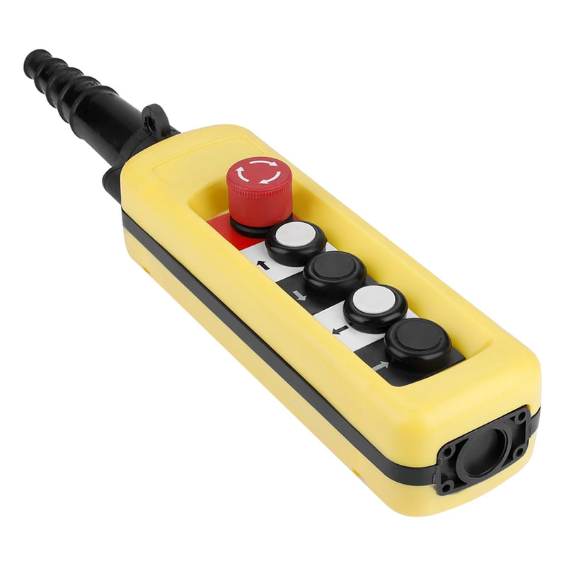 JTLB Crane Chain Hoist Push Button Switch Lifting Pendant Controller 4 Buttons