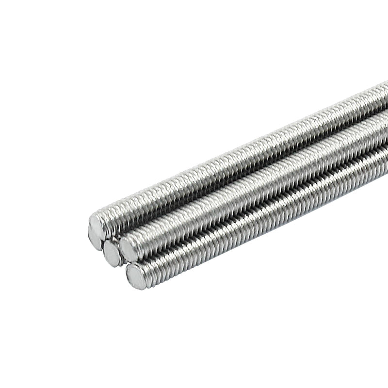 Litoexpe 5 Pack Fully Threaded Rod M3 x 300mm, 304 Stainless Steel Right Hand Threaded Rods Bar Studs M3*300