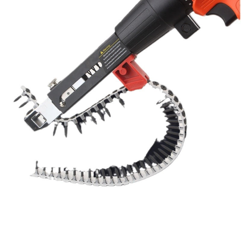 Automatic Chain Nail Gun Adapter, 48MM Electric Drill Chain Attachment Set for ail Gun Electric Drill, for Drywall Woodwork (Drill Chain Adapter Set) (Drill Chain Adapter Set) Drill Chain Adapter Set