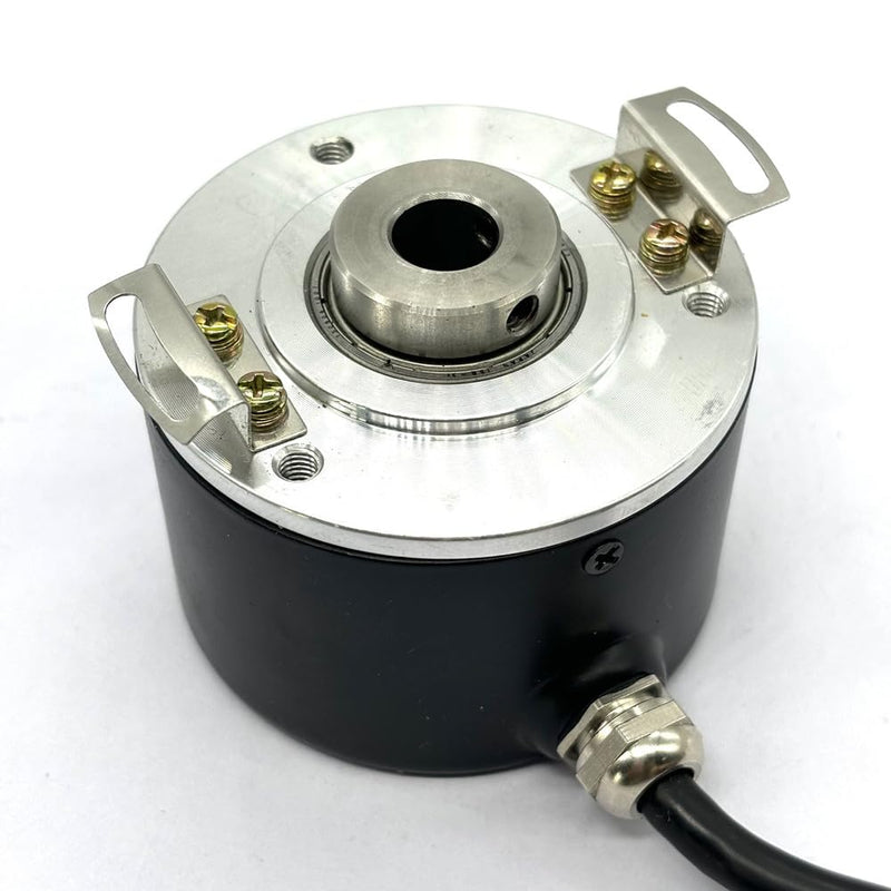60mm Outer Diameter 10mm Aperture Hollow Shaft Rotary Encoder 5VDC line Drive Output 1000P/R Lne driver output
