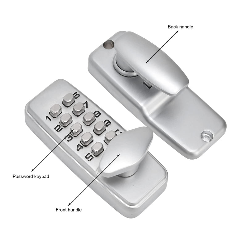 Mechanical Password Lock - Keyless Entry Digital Pass Code Security Lock for Office & Home