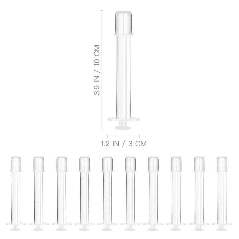 10pcs Disposable Cream Lubricant Injector Tube for Female Ladies