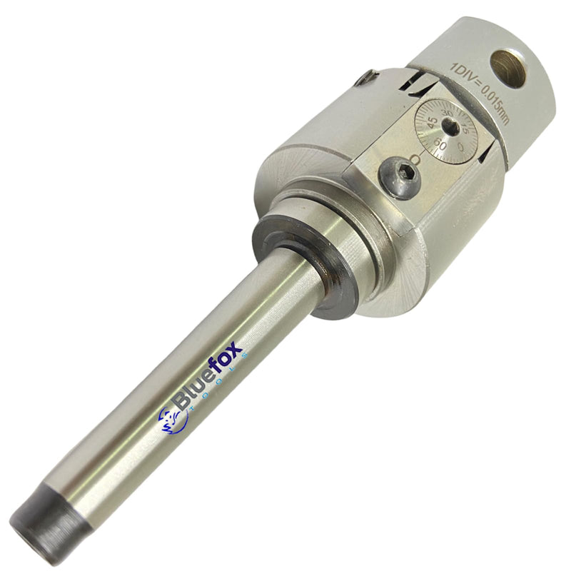 Precision 38 mm Head Diameter Boring Head with II1 Div: 0.015 mm - High-Accuracy Machining Tool, 1 MT Shank