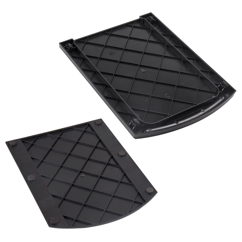 Kitchen Appliance Sliding Tray, Compatible With Coffee Maker, Kitchen Aid Mixer, Blenders, Air Fryer, Juicer Parts Accessories Sliders for Coutertop with Rolling Wheels (1 Pack) 1 Pack