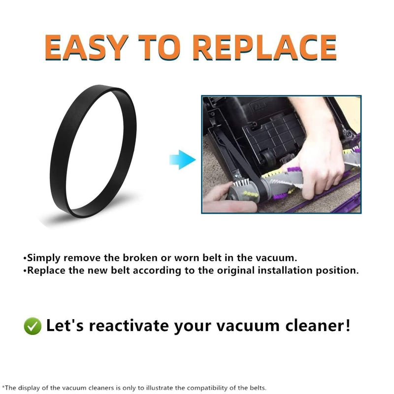 Replacement Belts for Bissell Model 2252 2253 2254 22543 2255 2256 2258 2259 2260 2316 1309 1790 1792 1793 1413 2739 Powerlifter and CleanView Swivel Rewind Pet Vacuum (Pack of 2) 2-Pack
