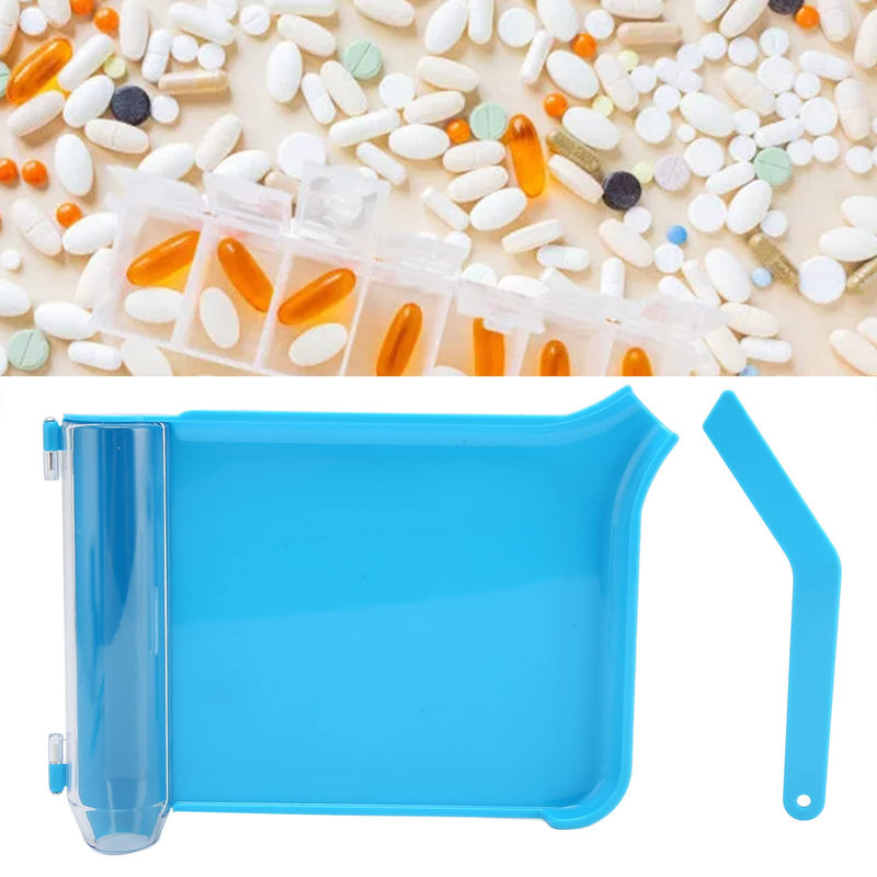 Counting Tray, Portable Right Hand Sorting Tray, Counter, Home Dispensing Aids, Medical Instrument Tray with Spatula for Pharmacy, Hospital, Home
