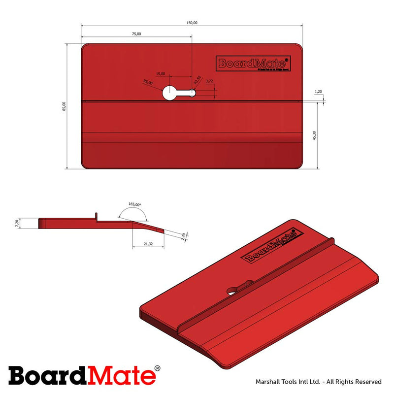 Drywall Fitting Tool, Supports The Board in Place While Installing (1 Set - 2 BoardMates) 1 Set - 2 BoardMates