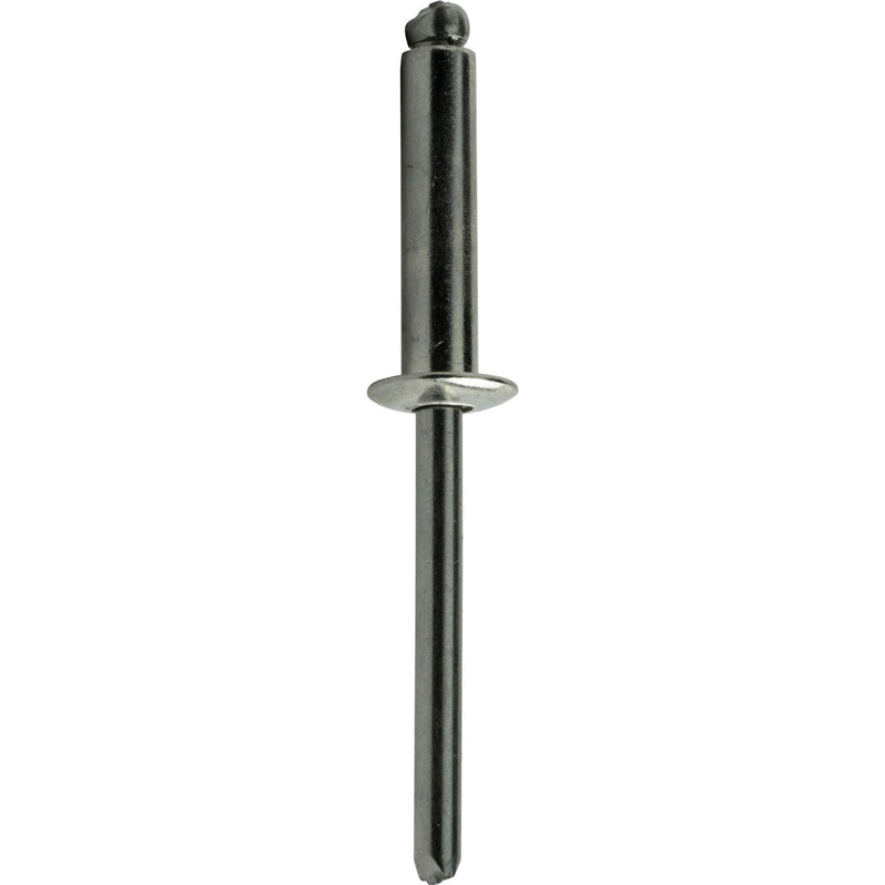 Pop Rivets - 1/4" x 5/8" (25pcs) Heavy Duty, Open-End, Stainless Steel, Dome-Head Blind Rivets, Corrosion-Resistant, High Tensile & Shear Strength, 8-10 Gap 0.501"-0.625" 1/4" x 5/8" (8-10) (25 Pack)