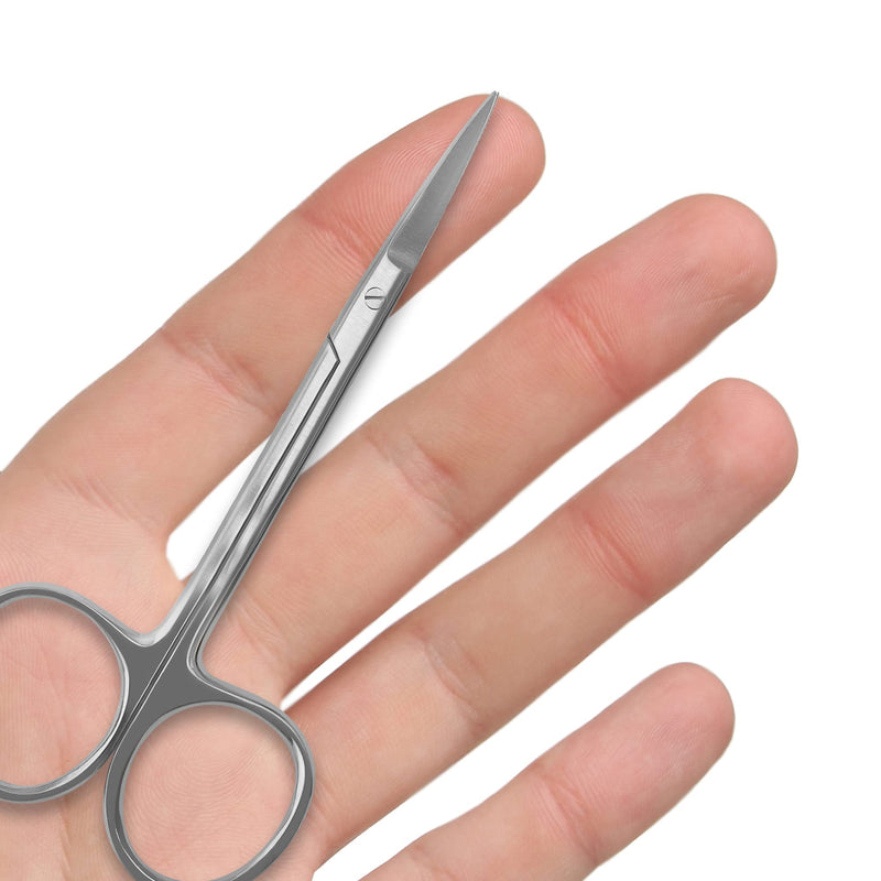 SURGICAL ONLINE Iris Scissors Curved & Straight 4.5" - Precision Cutting for Surgical & Dental Use