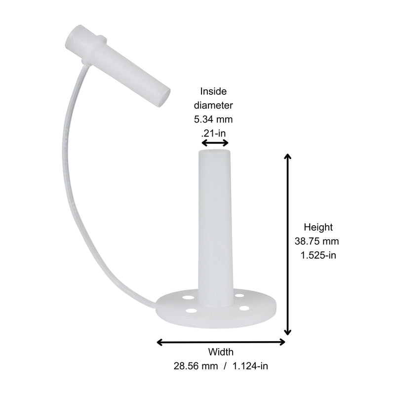 Liquid Concrete Standard Surface Injection Ports with Attached Caps (20) 20