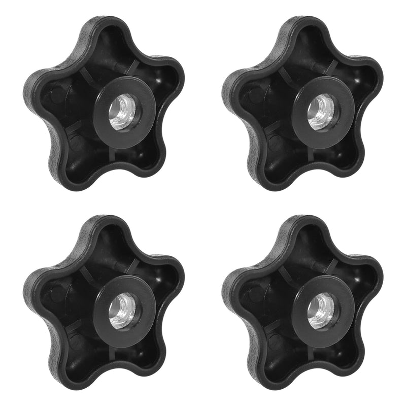 Aifeier ET 4 Pieces 5/16"-18 Female Thread 5 Star Knobs Nylon Clamping Knob Jig Knobs 5/16"