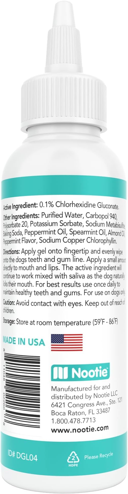 Nootie Dental Gel and 60 Count Dental Wipe Bundle - PawsPlanet Australia