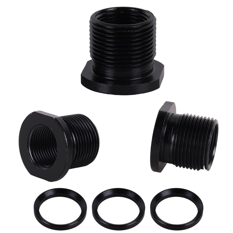 Thread Protector, 1/2 x 28 Convert to 5/8x24 with Crush Washer Steel (1)
