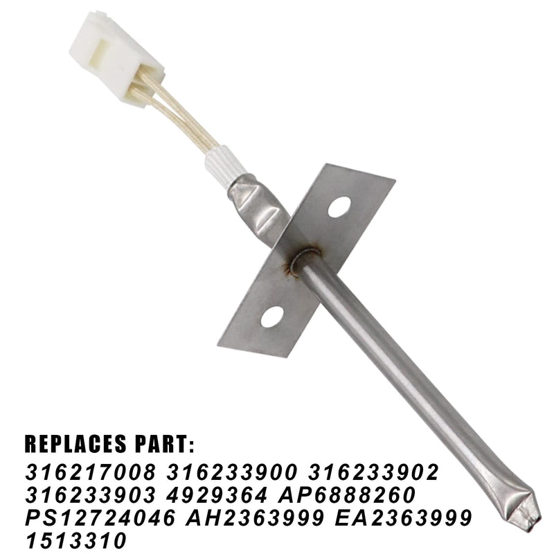 316233902 Oven Temperature Sensor Probe Compatible with Frigidaire Replaces 316233900 316233903 4929364 AP6888260 PS12724046 EAP12724046 by AMI PARTS