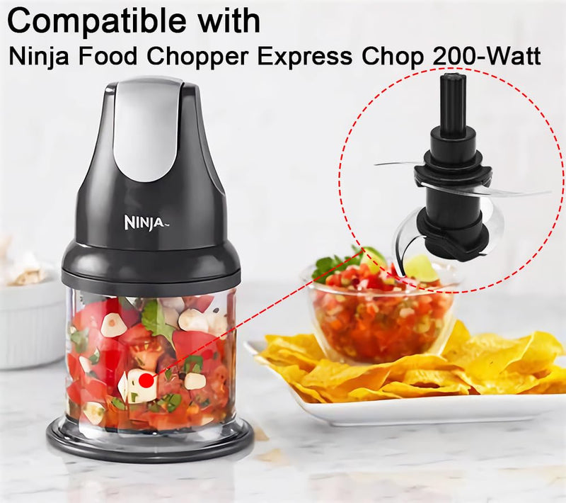 for Ninja Food Chopper Express Chop Blade, Replacement Parts Compatible with Ninja NJ110GR 200-Watt 16-Ounce Bowl, for Ninja Express Chopper Blender Attachment Accessories 1 Pack blade