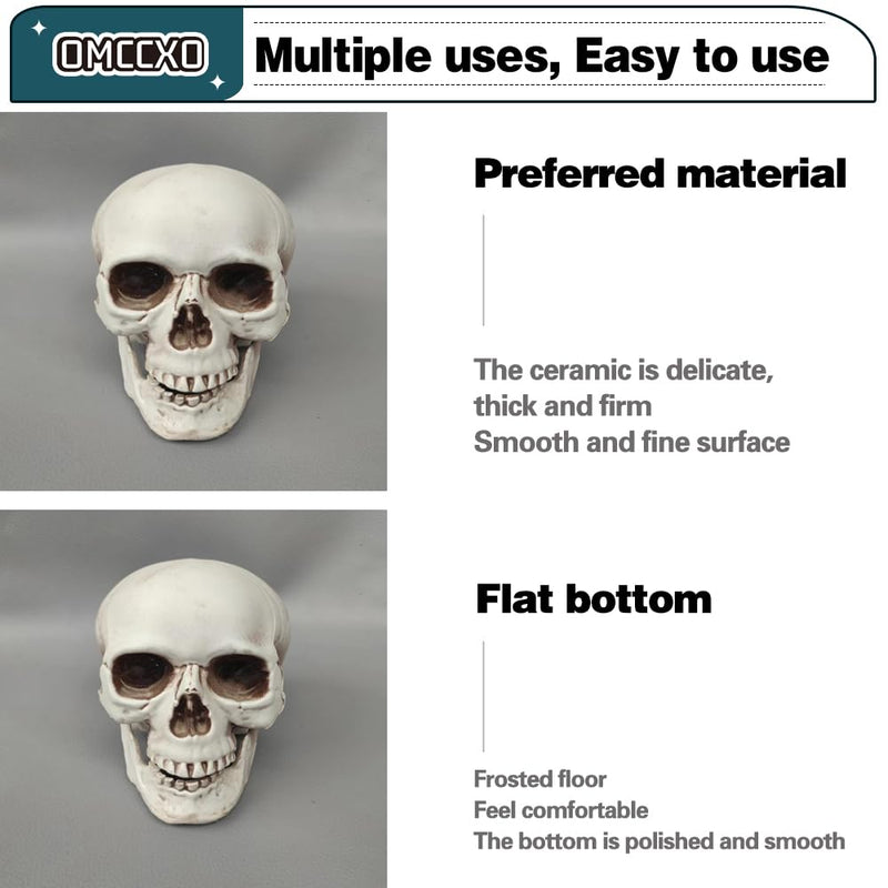 2Pack Skull Toilet Bolt Caps,Toilet Bolt Covers Decorative,Fun Skull Toilet Bolt Covers，Universal Toilet Bolt Caps Toilet Caps for Bottom of Toilet (Plastic Skull) Plastic Skull
