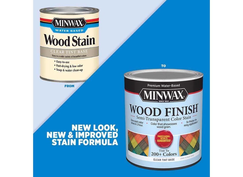 Minwax Wood Finish Semi-Transparent Color Stain, Tint Base, Quart