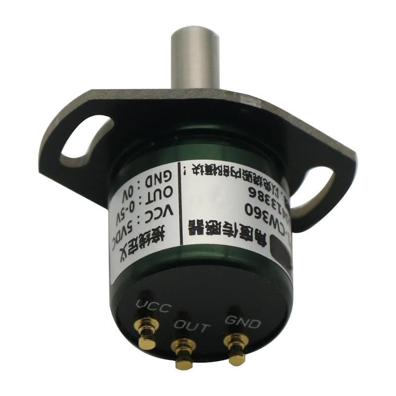12-Bit Hall Angle Sensor, 0.088° Resolution, 360° Rotation, Durable Full-Circle Measurement,0-5V Output