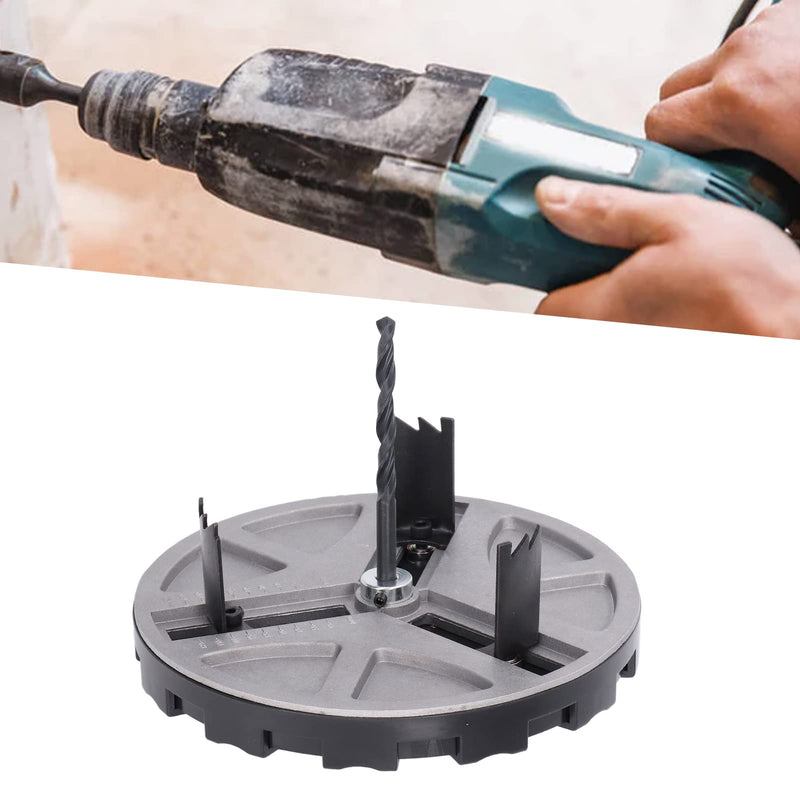 Adjustable Hole Saw, Adjustable Punching Saw Tool for Drilling Adjustable Round Hole Saw 45-130 mm/1.8in to 5.11in Dia Round Hole Opener Tool for Drilling Holes in Plastic Wood Drywall Pipes