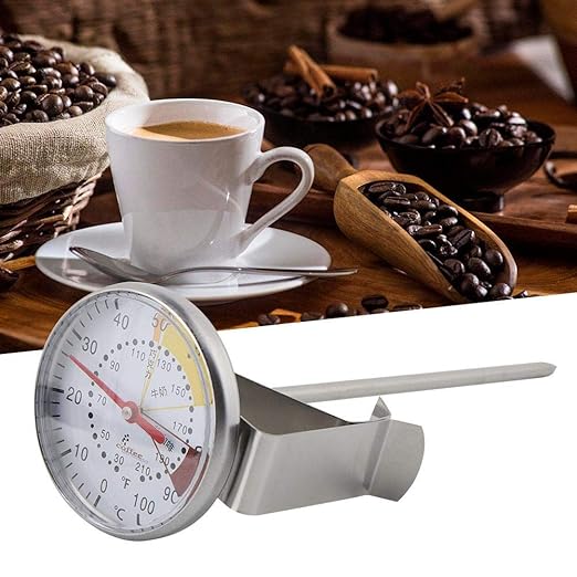 Coffee Thermometer, Stainless Steel Probe Instant Thermometer Kitchen Food Meat Milk Coffee Pointer Thermometer - NewNest Australia