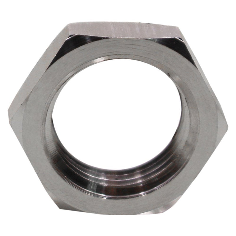 DERNORD Cast Pipe Fitting Stainless Steel 304 Hex Locknut 1/2 Inch NPT Female (Pack of 2) Pack of 2