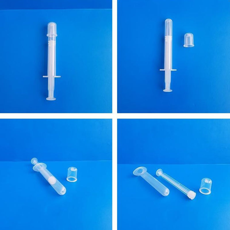 Healifty 100pcs Disposable Vaginal Applicators Lube Tube Personal Lubricant Applicator Syringe Shooter Launcher Health Care Aid Tools