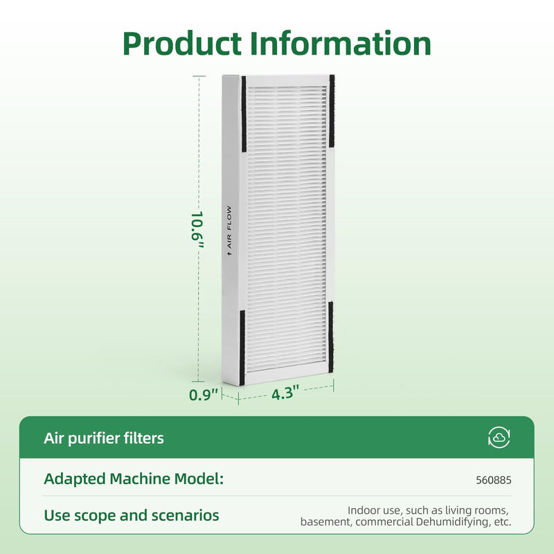 560885 Replacement Filters for Idylis F AC-38 Series Air Purifier