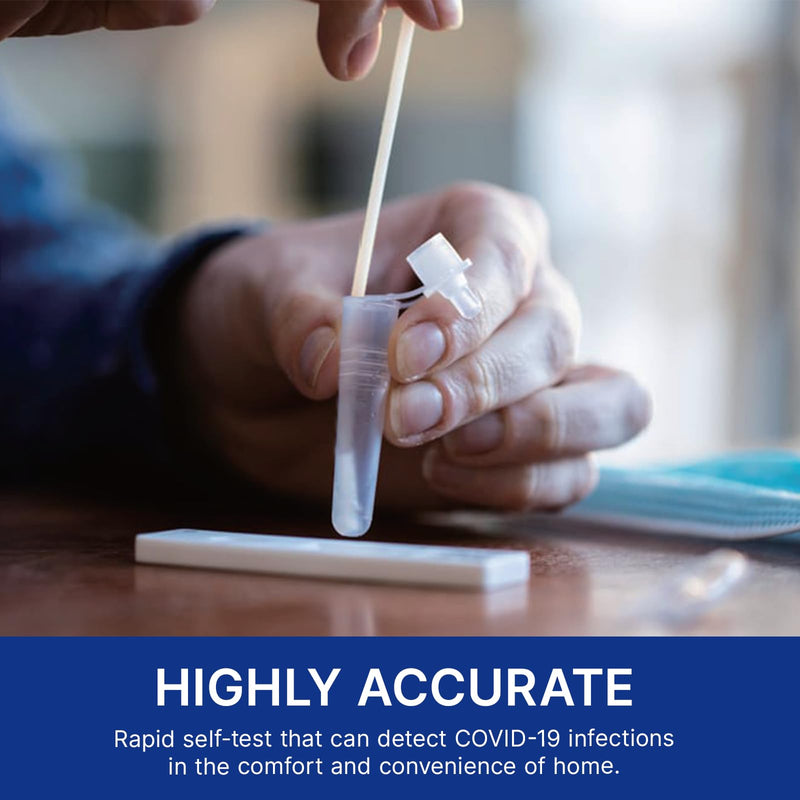 CorDx TyFast at-Home COVID-19 Antigen Rapid Test Kit, Easy, Accurate, Fast Results in 10 Minutes. (4-Pack) 4