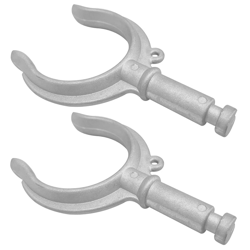 ISURE MARINE 2 pcs Aluminum Oar Lock Oarlock Rowlock Premium Marine Row Boat Dinghy Water Raft Boat Kayak Canoe Oar Lock Rowlock Side Mount