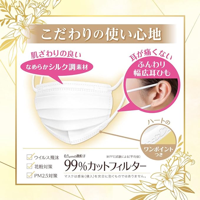Bee Style Pleated Premium White 63 Masks for Women ( Exclusive) - NewNest Australia