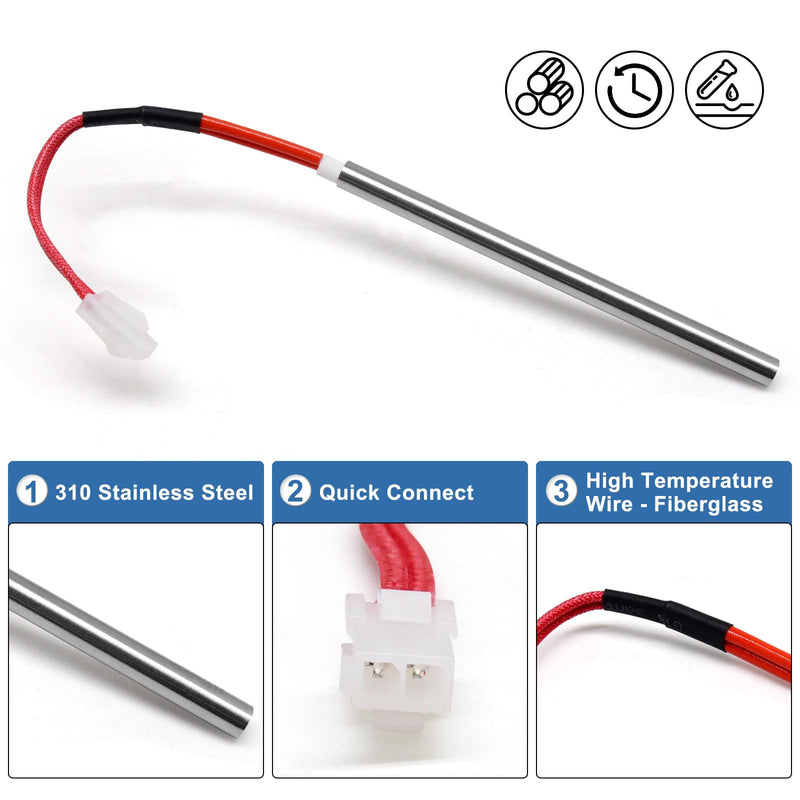 Igniter Compatible for ComfortBilt HP22, HP22I, HP22N, HP21, HP50, HP50GC, HP61 Pellet Stove, Compatible for All Models of Comfortbilt/Castle Pellet Stoves