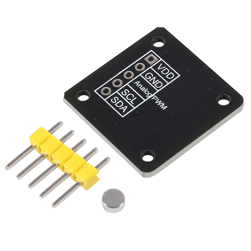 5PCS MT6701 Magnetic Encoder Magnetic Induction Angle Measurement Sensor Module 14bit High Precision Replacement AS5600