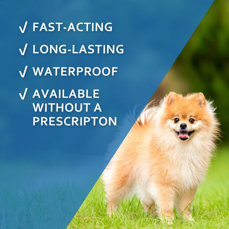Sentry Fiproguard Plus for Dogs, Flea and Tick Prevention for Dogs (5-22 Pounds), Includes 3 Month Supply of Topical Flea Treatments 5-22 Pounds