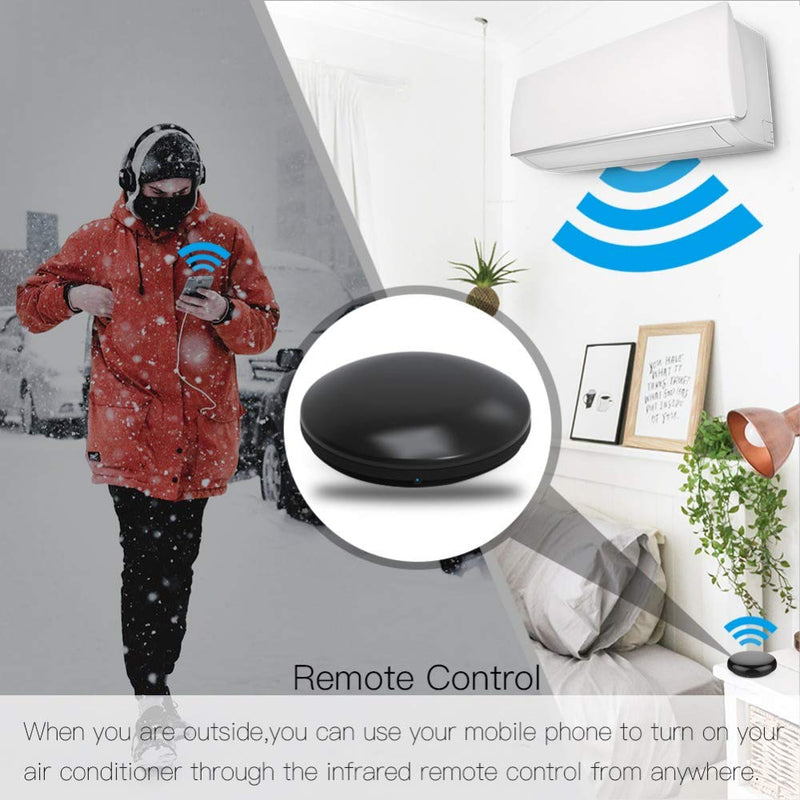 Smart IR Remote Control,All in One IR Blaster Control, Universal WiFi Infrared Remote Control for TV DVD Air Conditioner STB etc,Compatible with Alexa, Google Assistant 1 pack R4（ir）