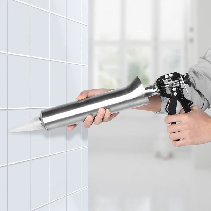 41cm/16.1in Heavy Duty Manual Caulking Gun for Tile Grout