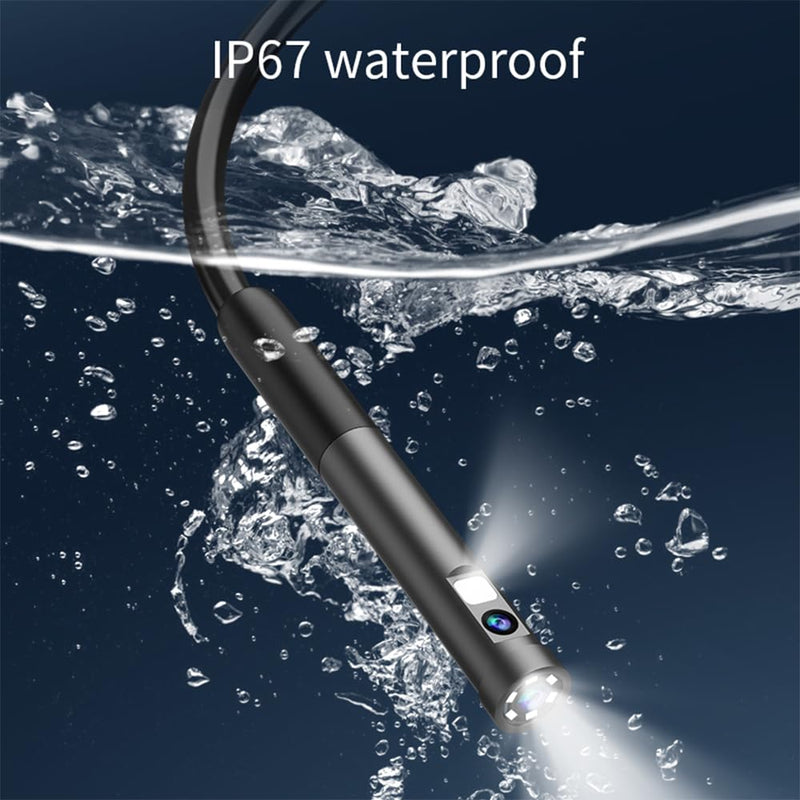 Weytoll Endoscope Camera with Light, Phone Connected Endoscope, Type-C Inspection Borescope Camera 7.9mm Built-in Adjustable LED Lights IP67 Waterproof for Android IOS