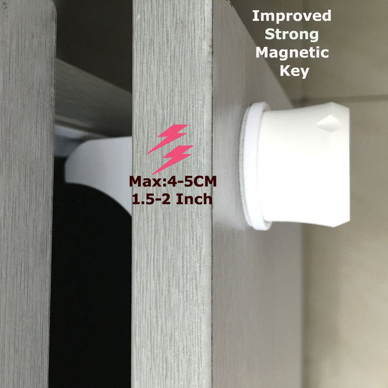 Vmaisi Magnetic Cabinet Locks Replacement Keys 5 Pack