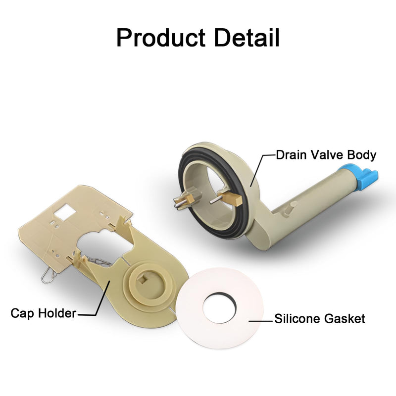Toilet Flush Valve Replacement Parts for 1 Piece Toilet,3-Inch Flush Hole Toilet Repair Kits,Compatible with TOTO THU Series Flush Valve Toilet Flush Valve