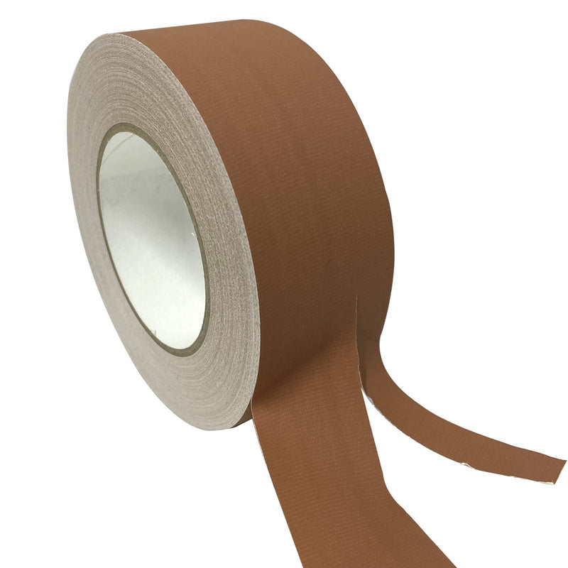 WELSTIK Premium Grade Brown Gaff Tape 2 Inch, Heavy Duty Gaffer Tape, Non-Reflective, Multipurpose, 2Inches x 45 Yards, Easy to Rip,No Residue 2 Inches x 45 Yards