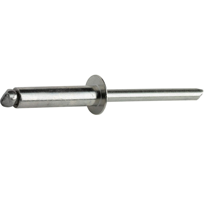 Pop Rivets - 1/4" x 5/8" (25pcs) Heavy Duty, Open-End, Stainless Steel, Dome-Head Blind Rivets, Corrosion-Resistant, High Tensile & Shear Strength, 8-10 Gap 0.501"-0.625" 1/4" x 5/8" (8-10) (25 Pack)