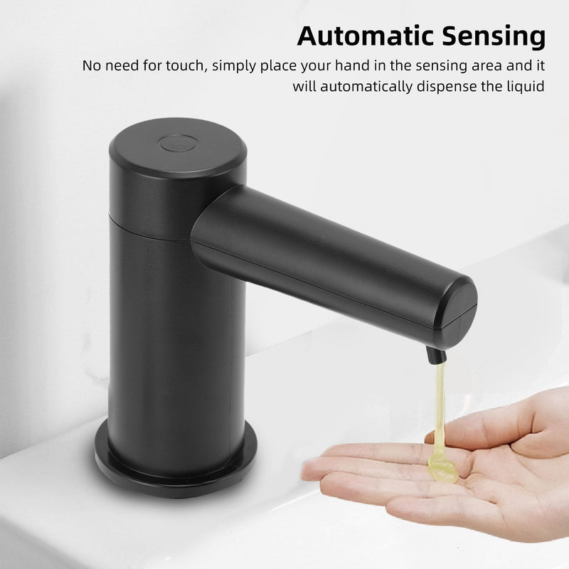 Zunate Touchless Built in Sink Soap Dispenser | Automatic Deck Mounted Pump with 2 Adjustable Dispensing Modes for Kitchen & Bathroom | for Hand & Dish Liquid (Gel Original Liquid Version) Gel Original Liquid Version