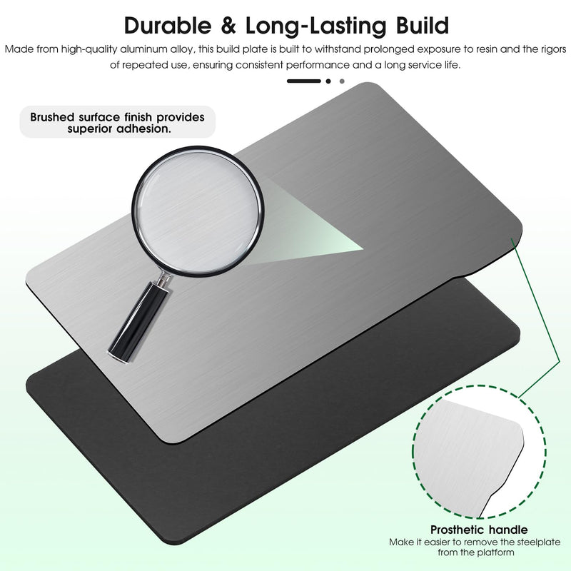Resin 3D Printer Flex Building Plate，310x174mm Spring Steel Flexible Plate with Soft Magnetic Sheet for Anycubic Photon M3 Max LCD Resin 3D Printer(1PCS) 310x174mm(Photon M3 Max）