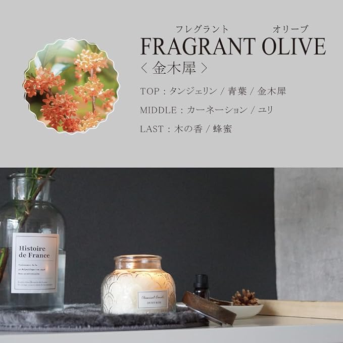 dadaz Aroma Candle Classical Candle Osmanthus Golden Olive - NewNest Australia