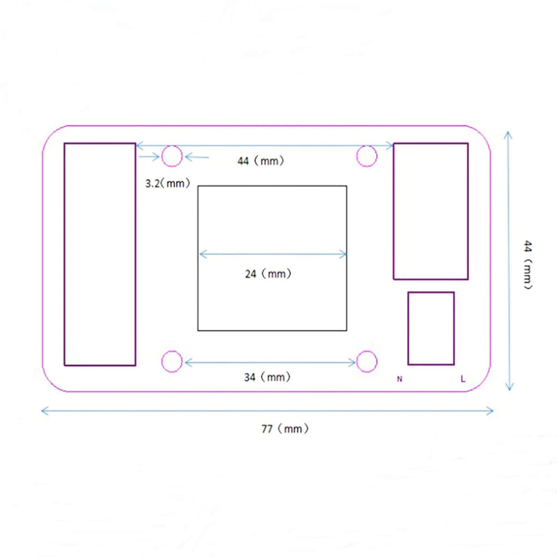 50W Driverless Solderless LED Chip Integrated Smart IC DIY (Warm White 3000-3500K) Warm White 3000-3500K